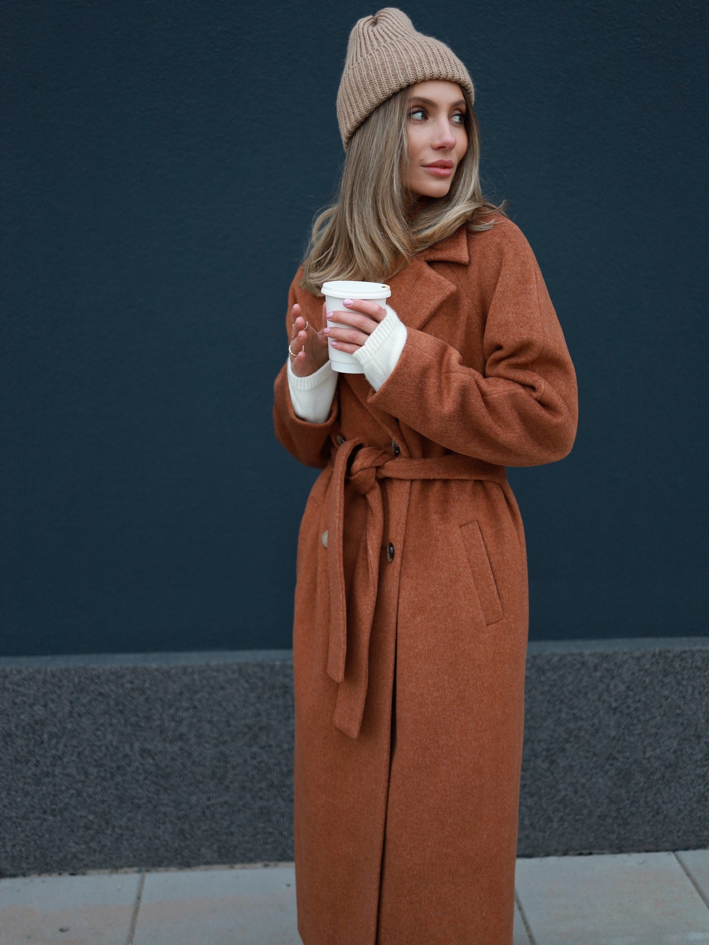 Caramel Pile Coat